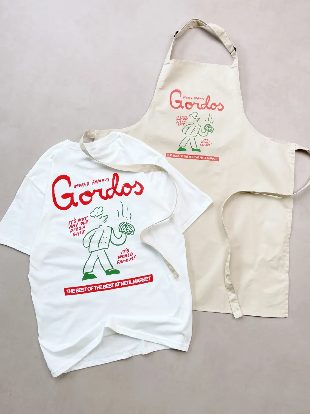 World Famous Gordos x Hephee 'World Famous' Tee & Apron Bundle