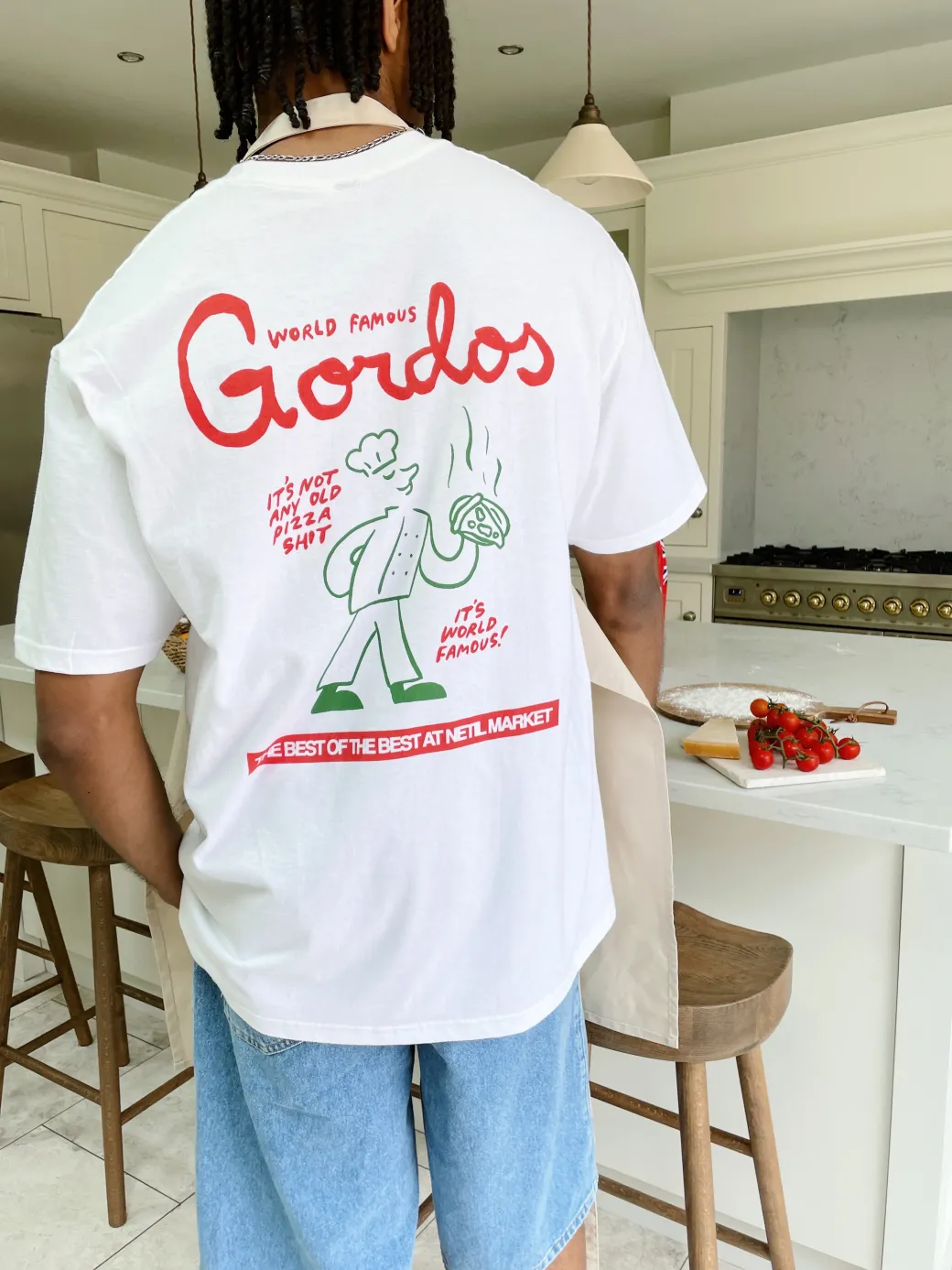 World Famous Gordos x Hephee 'World Famous' Tee & Apron Bundle